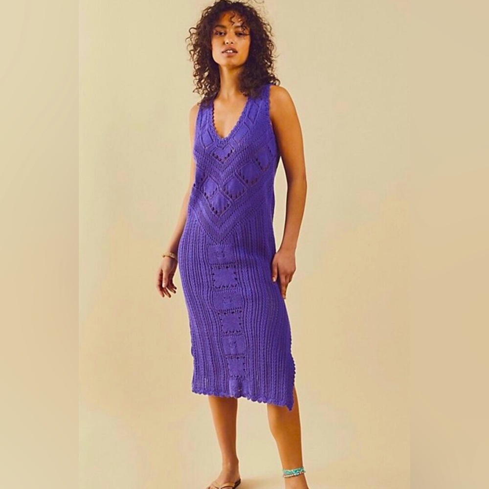 Free People Santorini Fauxchet Sweater Dress